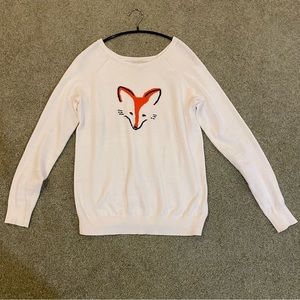 Fox pullover long sleeve sweater GH & Bass Co Medium